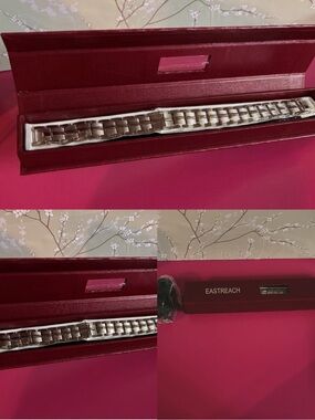 Titanium Magnetic Therapy Bracelet, 4 Element Silver, Health & Wellness